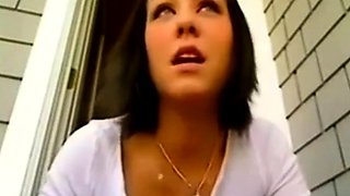Teen Masturbates Outside, Neighbors Watch