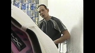 Skinny Hungarian Girl Catches Boyfriend Sucking Dude's Cock - Bisexual Blowjob Caught on Camera