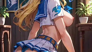 Hentai anime - My husband wanted me to give him the ass and he fucked me very rich