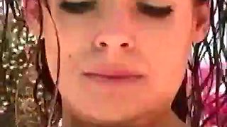 Bonita Saint - Fucking in the pool: Blowjob, Cowgirl  Missonary Porn