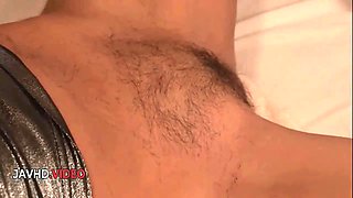 Shaved Pussy sultry Asian temptress Karins Fingering pleasure builds to an intense Blowjob