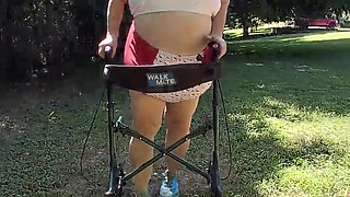 BBW Nurse Vicki Is Taking a Stroll in Her Hello Kitty Bathing Suit a Bikini! What Else Does She Do!