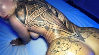 Mexicana blowjob with her big boobs