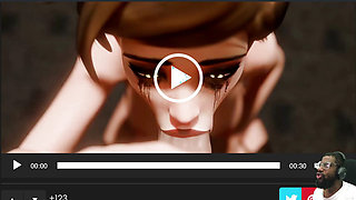 Bald Ass Pussy Ashe Gets Anal Fucked, Thicc Fat Ass Vyse Is Fucked From Behind, Mascara Tracer Sucks Cock