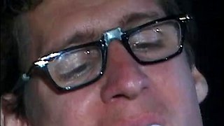 Teen brunette fucked in the bathroom