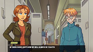 Animated big boob mother in a witch hunter fantasy