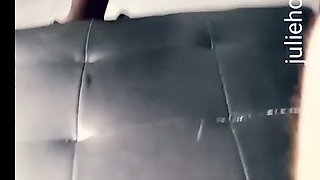 The milf's legs are shaking from an anal orgasm.