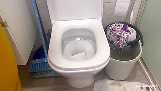Morning pee in toilet -Day 1 and 2