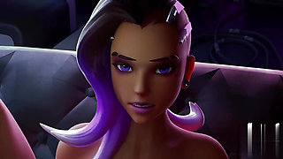 Dva sombra getting fucked hard with moster cock blowjob sex fuck