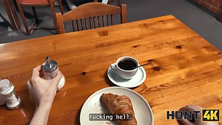 Hunt4k. his stocks are fallen while your boner is rising in my pussy