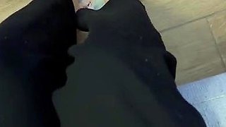 Amateur blondie solo anal masturbation