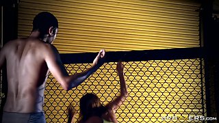 Rowdy Armbar Goes Too Far With Krissy Lynn, Mickey Mod - Brazzers