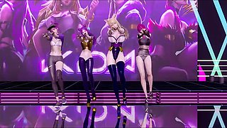 Curvy K-Pop idols pose and expose their bodies in AI-generated dance show