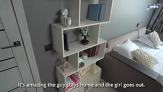 Massage for Stepmom Ended with Cum in Her Mouth and Hard Sex