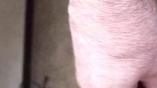 My Friend Sits in a Chair and Jerks His Cock While Watching the Video Until He Orgasms