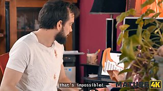 Mature4k. mature red haired craved a intense climax and managed to make it real