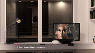 Curvy moments: the married wife invites her neighbor for a coffee ep 2