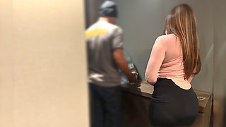 Hotel Security Guard Tempted By My Sexiness While Delivering Gallons In Room