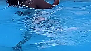 Barely Behaving by the Pool