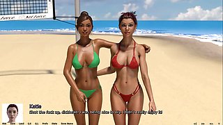 Where The Heart Is Lesbian Kiss On The Beach Ep 99