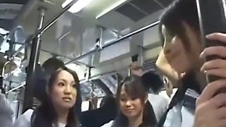 Asian Girls on a Bus