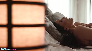 MILF Rewards Her Stepson With Big Juicy Tits