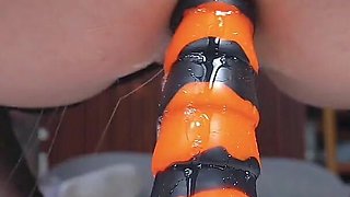 Anal Stretch with My Dragon Dildos