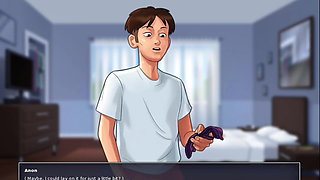 Stepmom Caught Stepson In Bedroom While Playing With Cock