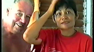 old man and Thai wife