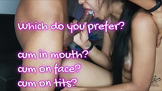 Compilation: TOO BAD cum on tits, face and mouth