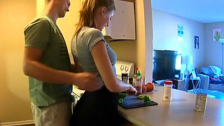 Cremedelapeach - Fucked in the kitchen