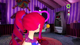 3DGSPOT Hot Animated Fuck During Sex Game With A Big Titties Cutie! 3D CARTOON PORN!