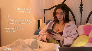 College scene with fiery Nick Strokes and Hailey Rose and Max Fills from Verified Amateurs