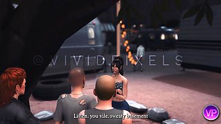 MOLTEN DONK COUGAR WITH MOTHER MILKERS PLUMB SONNIE'S HOOLIGANS - SIMS four