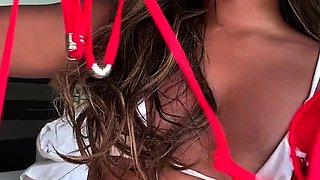 Sexy Amateur Topless Teen Voyeur Beach Close Up Video