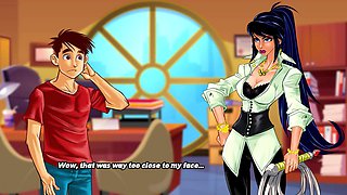 Busty bikini girl Loveskysan69real causing a stir at school with her summer vibes