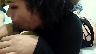 An intense blowjob ends in a delicious anal