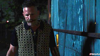 Nicole Kitt's Wild Ebony Passion Ignites in Dirty Creampie Heat