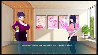 Hentai game episode 11: The nurse tells me to touch my stepmom's naked boobs