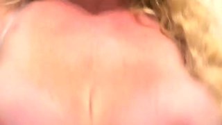 Solo blonde wam fetish enema toyed with anal dildo