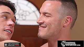 Tattooed Muscle Knuckle Stranger In Doorway - Derek Kage, Max Depth