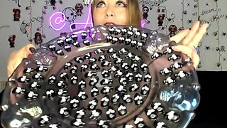 Swallowing 90 Plastic Skulls Non-stop