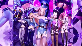 3d animated League of Legends characters strip for their fans