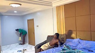 Big Ass Cleaner Tells Me To Use Her - Nigerian Milf
