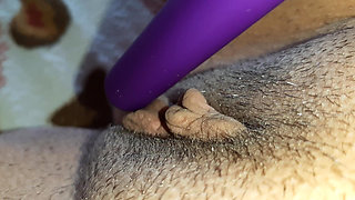 My Pussy Is Dripping and My Swollen Clit Is Shaking From an Intense Orgasm From the Vibrator