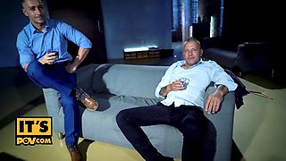 POINT OF VIEW - Long legged ash-blonde Angelika Grays will screw you like a professional