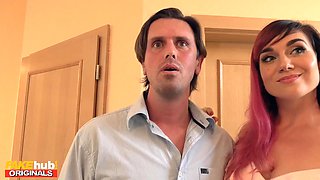 Fakehub - indian desi hot wifey cougar filmed by cuckold hubby taking cheating married mans thick pecker in her raw unshaved beautiful dark-skinned vulva and riding, deepthroat, doggystyle, missionary to orgasm and facial from handjob