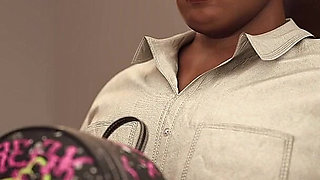 Sexy Married Teacher Having Threesome with Two Lucky Students - the Office