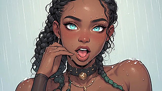 Gorgeous Afro Women in the Cold of Winter, Hentai, artificial intelligence, animation, uncensored