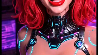 Cyberpunk Cute Boobs Jokes, Ai Animation